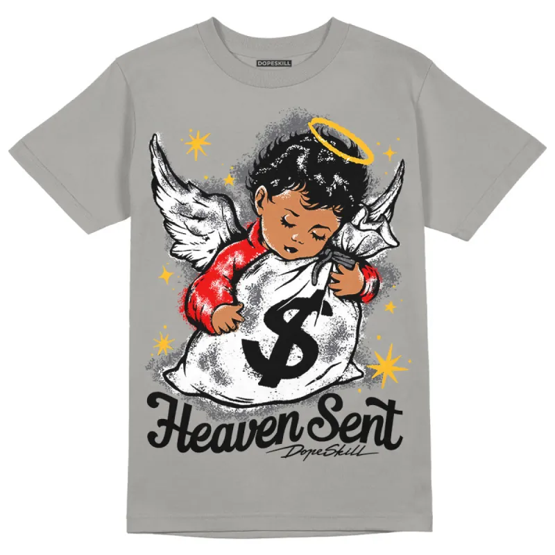Wet Cement 4s DopeSkill Grey T-shirt Heaven Sent Graphic sold by DopeSkill