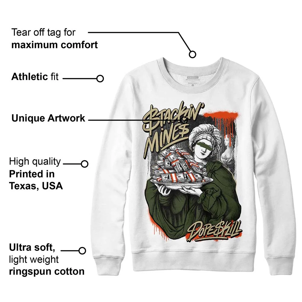 Olive Collection DopeSkill Sweatshirt Stackin Mines Graphic sold by DopeSkill product image thumbnail 3