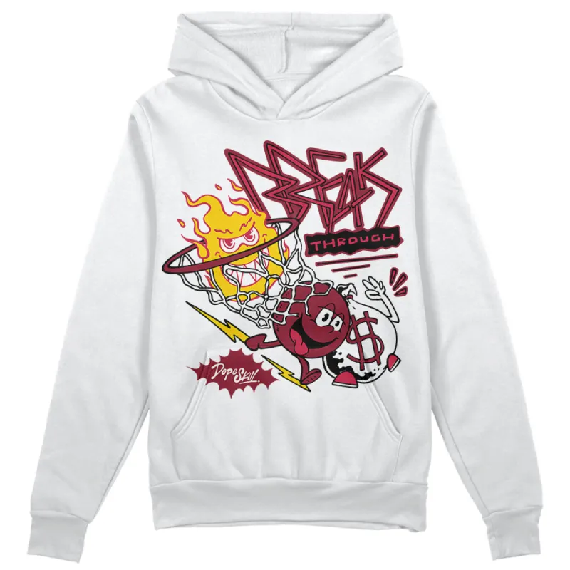 85 Metallic Burgundy 1s DopeSkill Hoodie Sweatshirt Break Through Graphic sold by DopeSkill