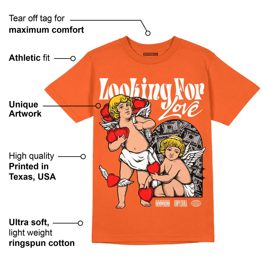 Georgia Peach 3s DopeSkill Orange T-shirt Looking For Love Graphic sold by DopeSkill product image thumbnail 2