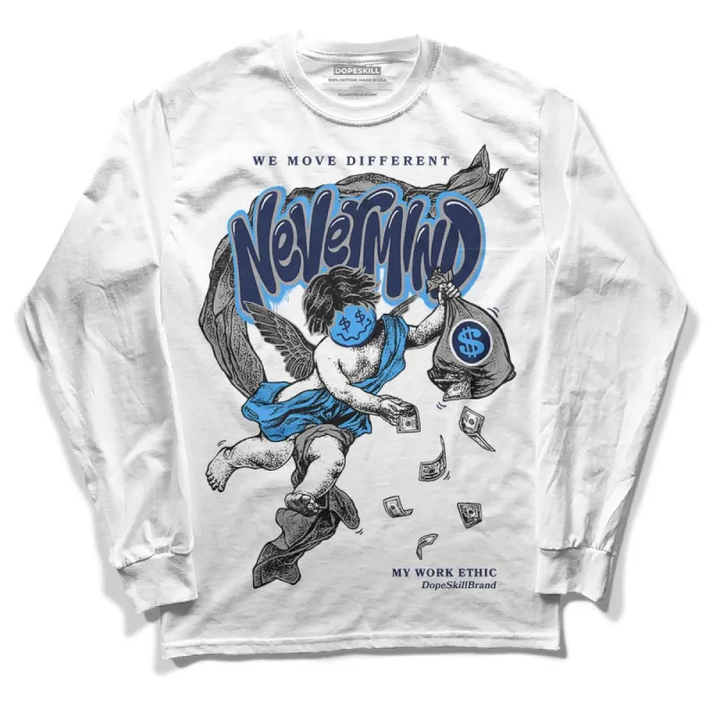 AJ Spizike White Obsidian DopeSkill Long Sleeve T-Shirt Nevermind Graphic sold by DopeSkill