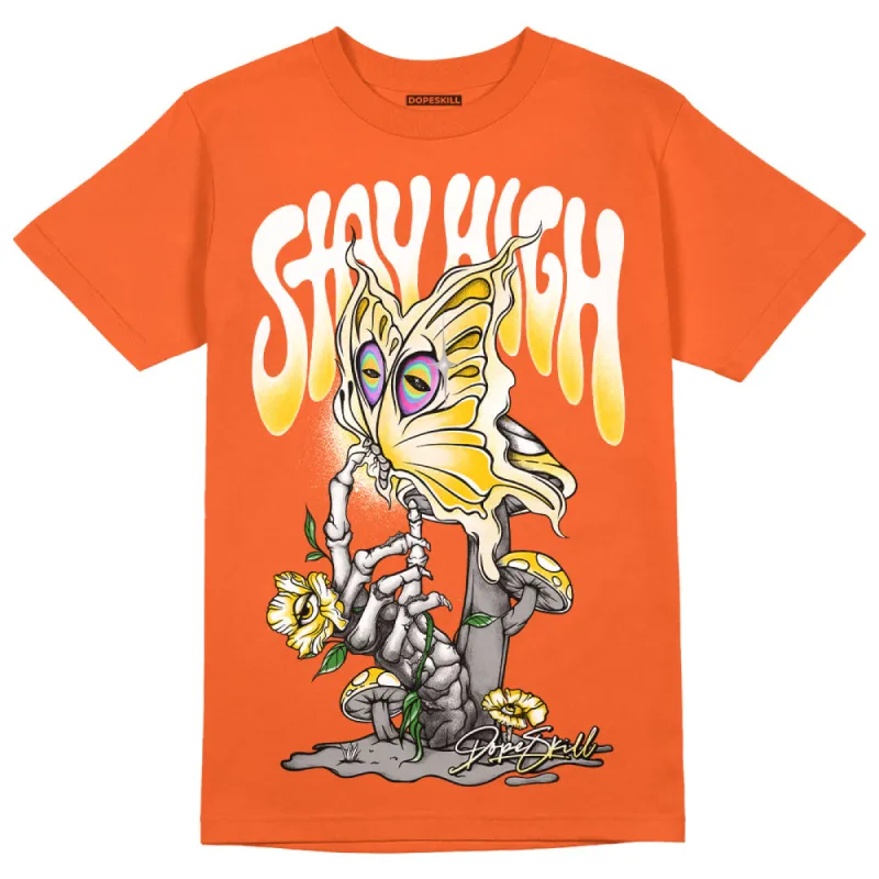 Georgia Peach 3s DopeSkill Orange T-shirt Stay High Graphic sold by DopeSkill