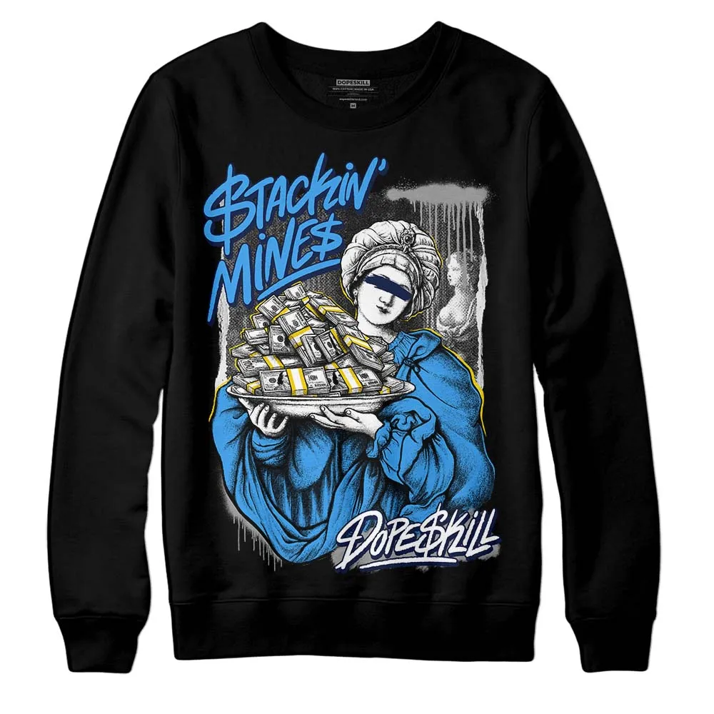 Midnight Navy 3s DopeSkill Sweatshirt Stackin Mines Graphic sold by DopeSkill product image thumbnail 2