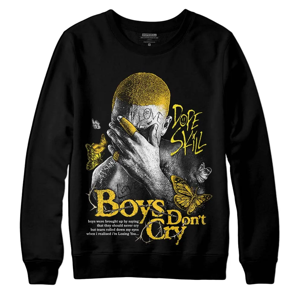 Vivid Sulfur 4s DopeSkill Sweatshirt Boys Don't Cry Graphic sold by DopeSkill product image thumbnail 2