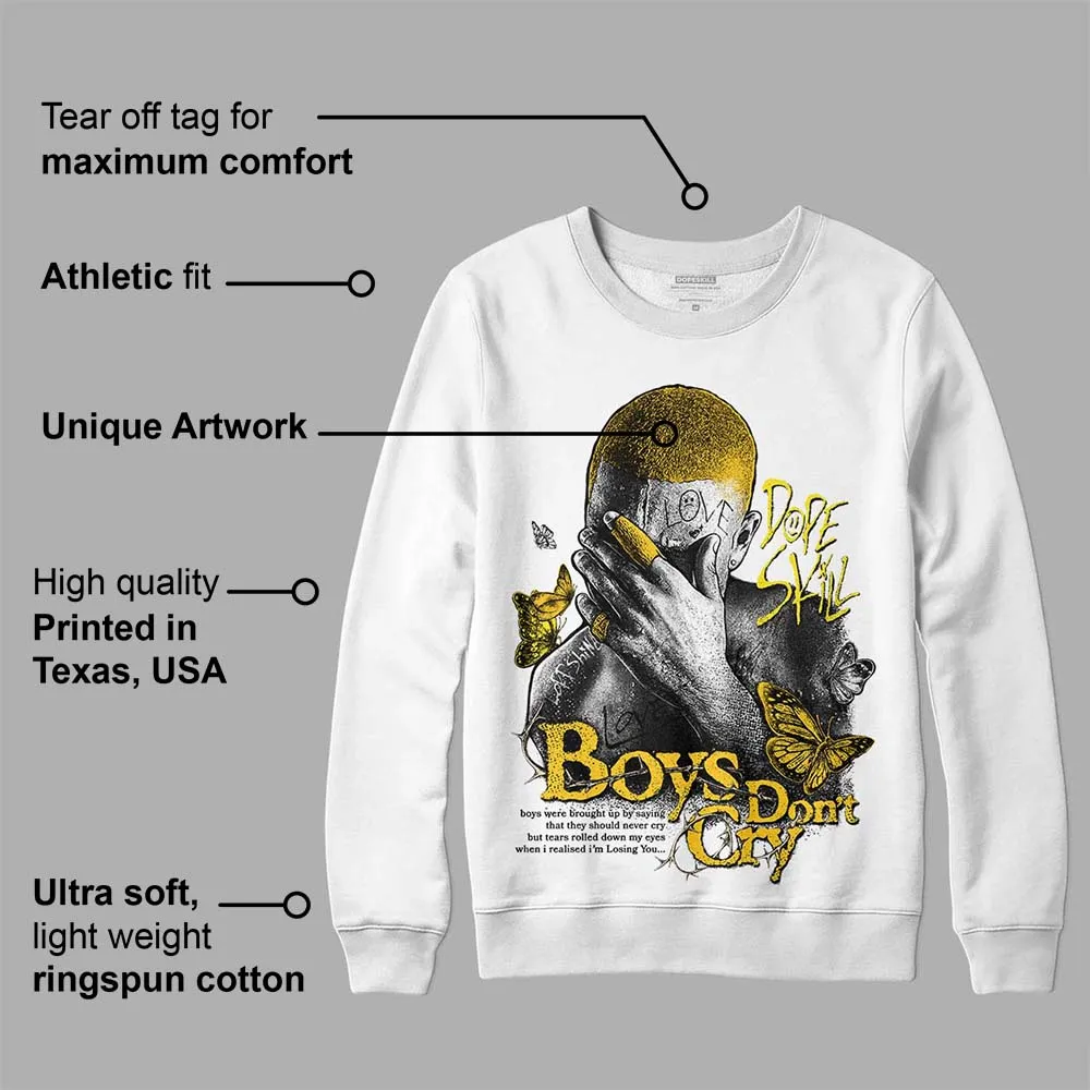 Vivid Sulfur 4s DopeSkill Sweatshirt Boys Don't Cry Graphic sold by DopeSkill product image thumbnail 3