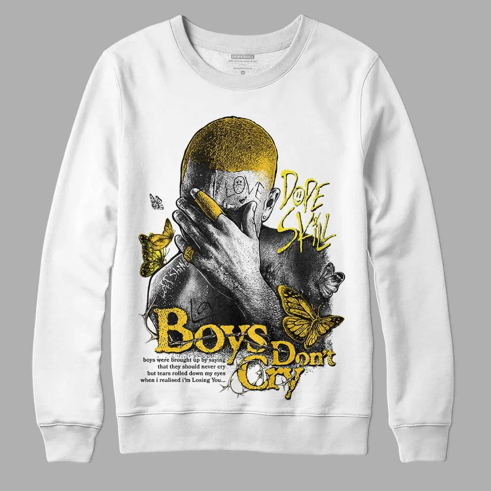 Vivid Sulfur 4s DopeSkill Sweatshirt Boys Don't Cry Graphic sold by DopeSkill