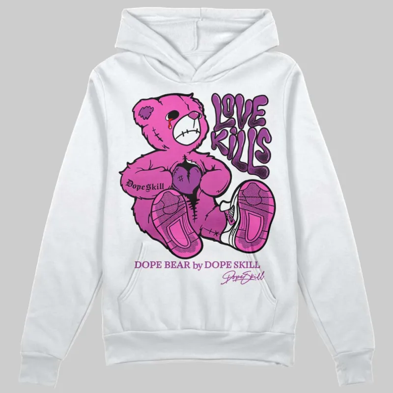 Hyper Violet 4s DopeSkill Hoodie Sweatshirt Love Kills Graphic sold by DopeSkill