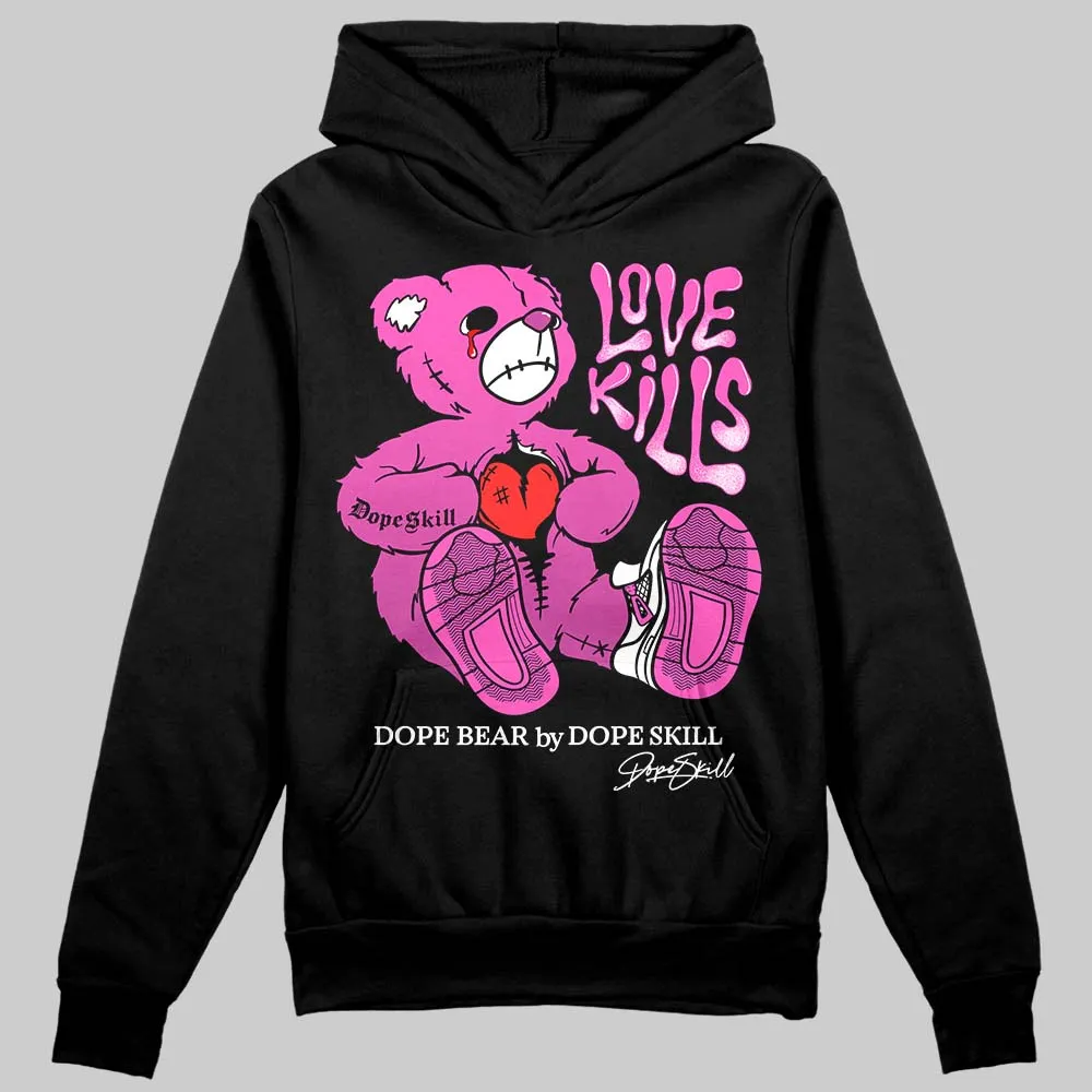 Hyper Violet 4s DopeSkill Hoodie Sweatshirt Love Kills Graphic sold by DopeSkill product image thumbnail 2