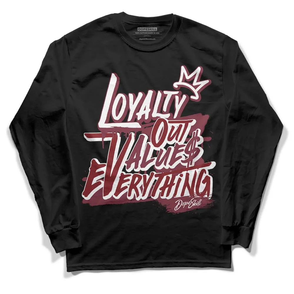 Team Red 1s DopeSkill Long Sleeve T-Shirt LOVE Graphic sold by DopeSkill product image thumbnail 2