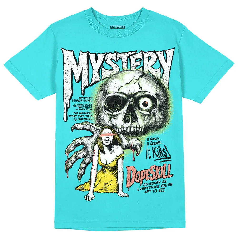Cyan Burst 9060 DopeSkill Virtual Blue T-shirt Mystery Ghostly Grasp Graphic sold by DopeSkill