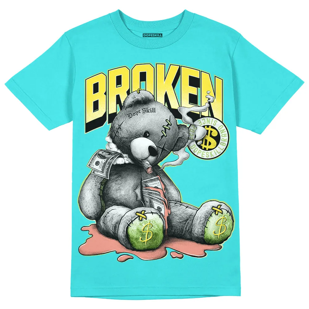 Cyan Burst 9060 DopeSkill Virtual Blue T-Shirt Sick Bear Graphic sold by DopeSkill