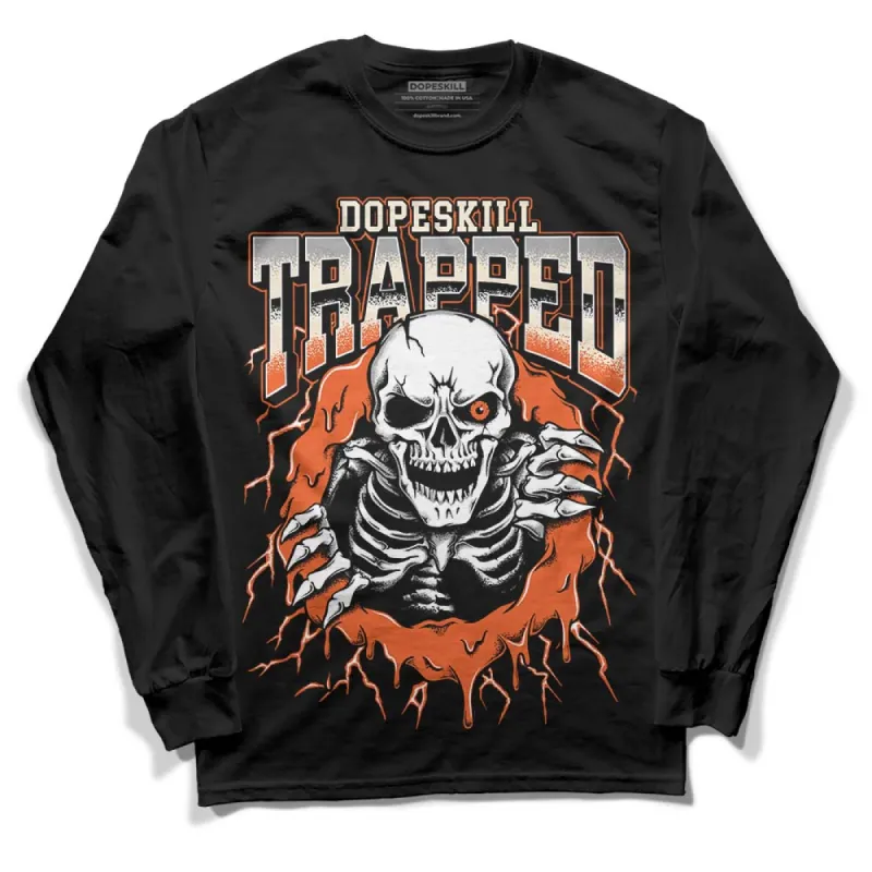 Georgia Peach 3s DopeSkill Long Sleeve T-Shirt Trapped Halloween Graphic sold by DopeSkill