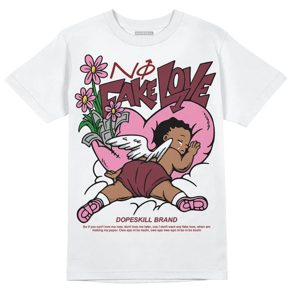 Team Red 1s DopeSkill T-Shirt No Fake Love Graphic sold by DopeSkill