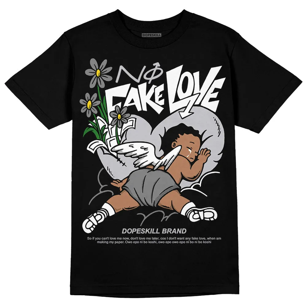 Grey Collection DopeSkill T-Shirt No Fake Love Graphic sold by DopeSkill product image thumbnail 2