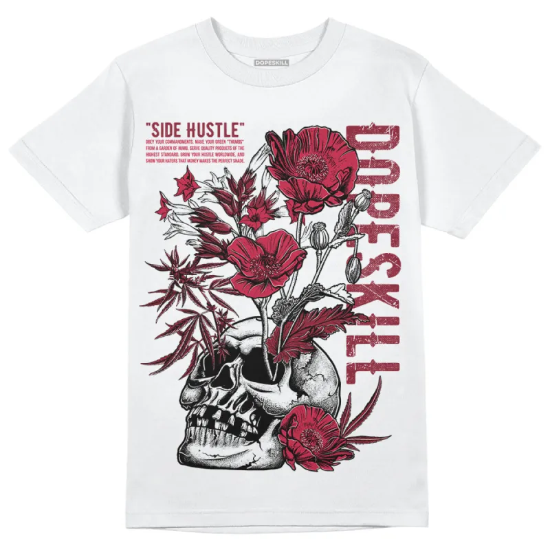 85 Metallic Burgundy 1s DopeSkill T-Shirt Side Hustle Graphic sold by DopeSkill