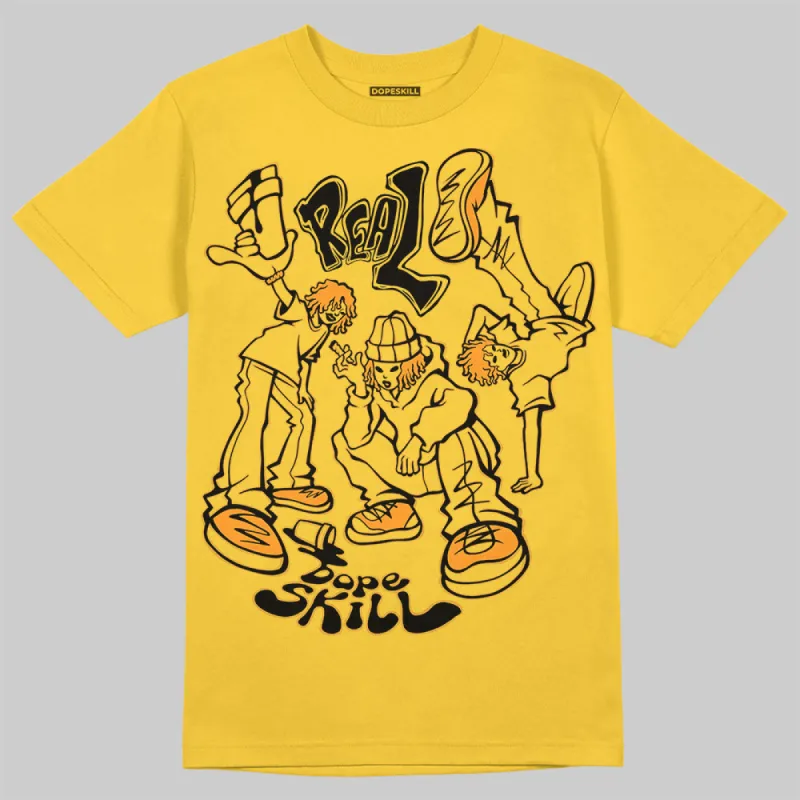 Vivid Sulfur 4s DopeSkill Yellow T-shirt Real Y2K Players Graphic sold by DopeSkill