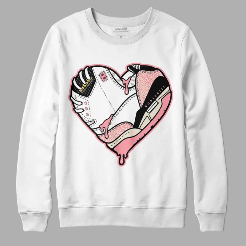 Red Stardust 3s DopeSkill Sweatshirt Heart Jordan 3 Graphic sold by DopeSkill
