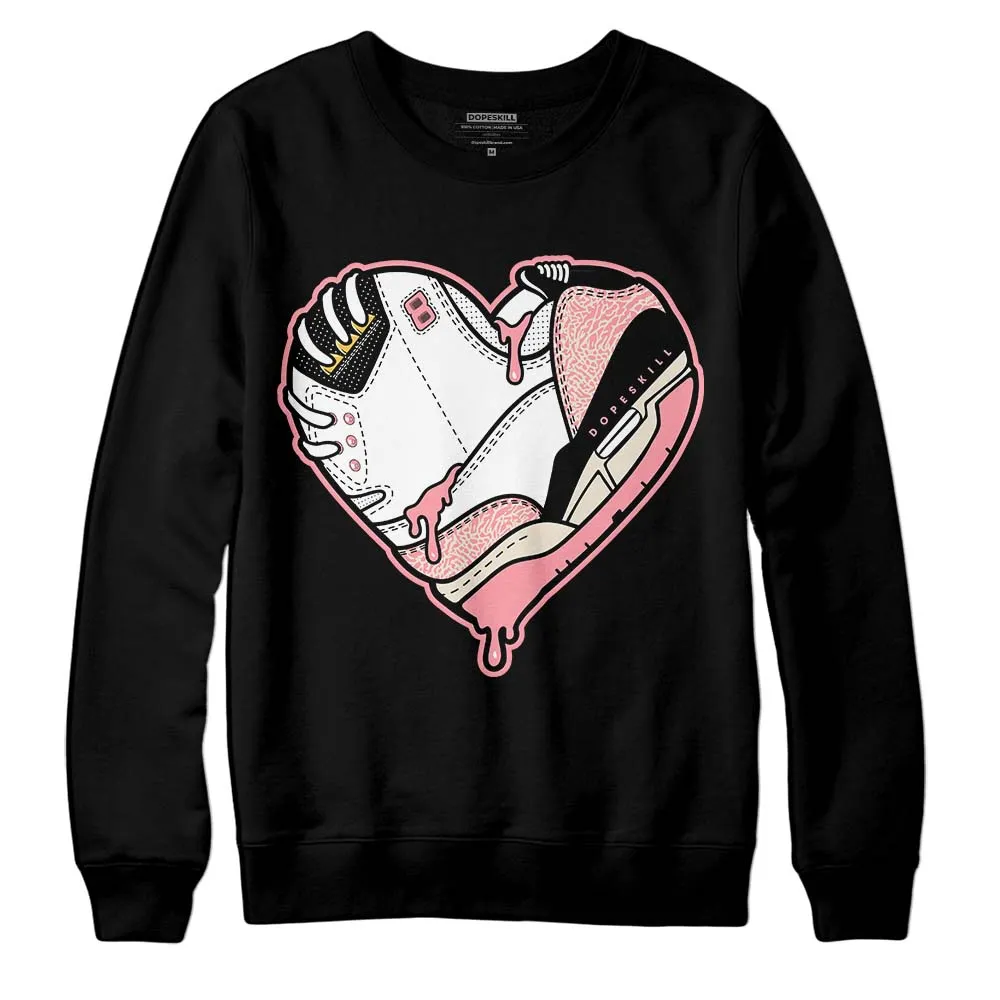 Red Stardust 3s DopeSkill Sweatshirt Heart Jordan 3 Graphic sold by DopeSkill product image thumbnail 2