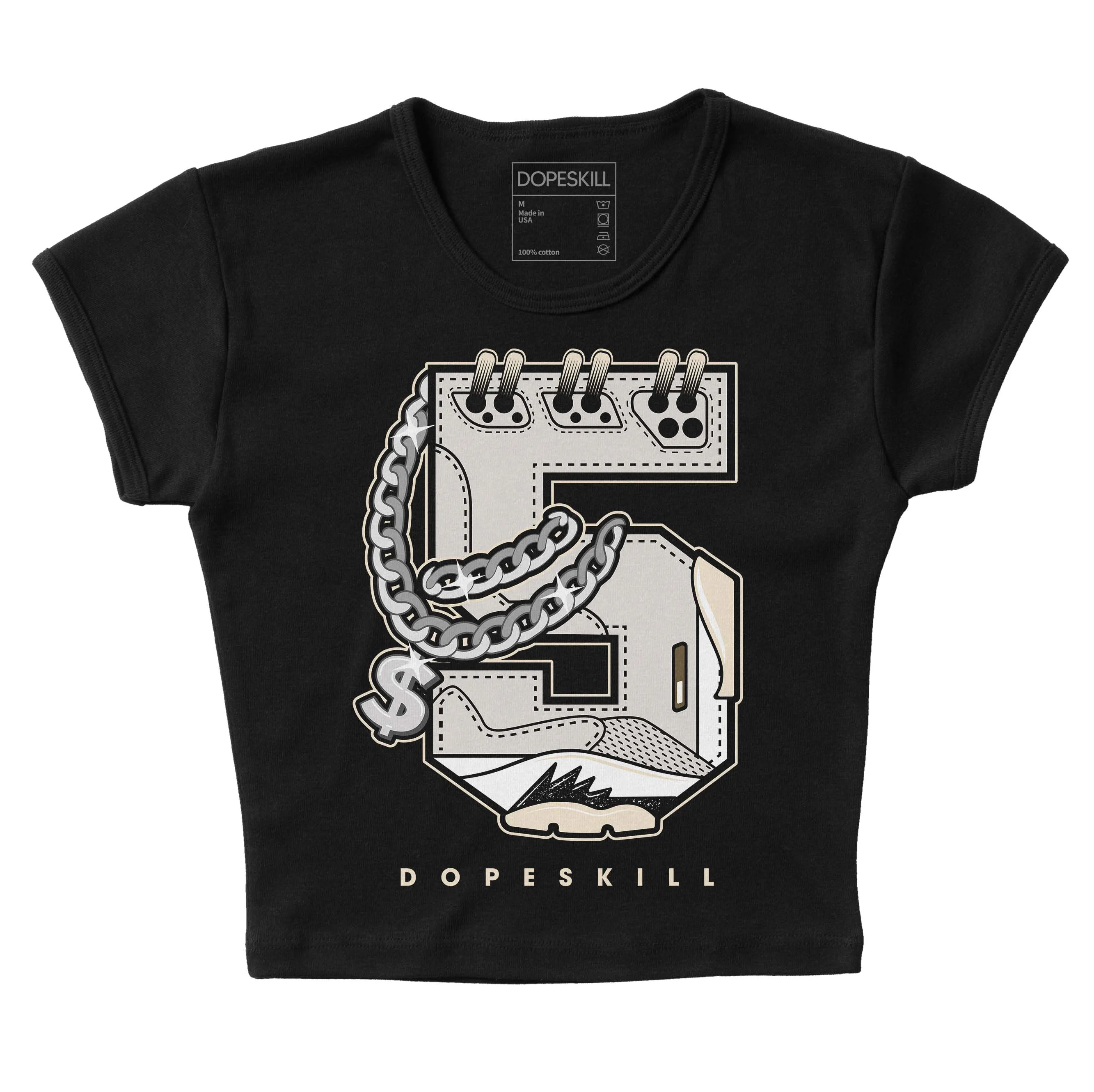Sail 5s DopeSkill Women's Crop Top No.5 Graphic sold by DopeSkill product image thumbnail 2
