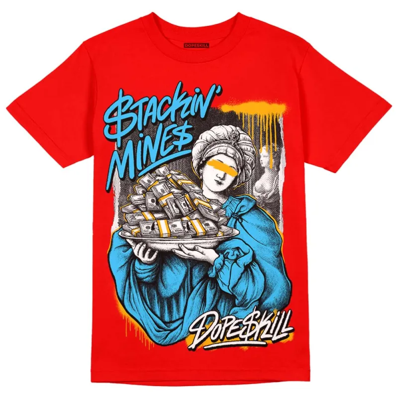 Red Collection DopeSkill Red T-shirt Stackin Mines Graphic sold by DopeSkill