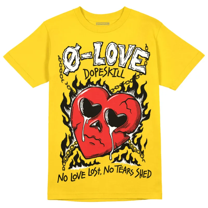 Yellow Collection DopeSkill Gold T-shirt No Love Graphic sold by DopeSkill