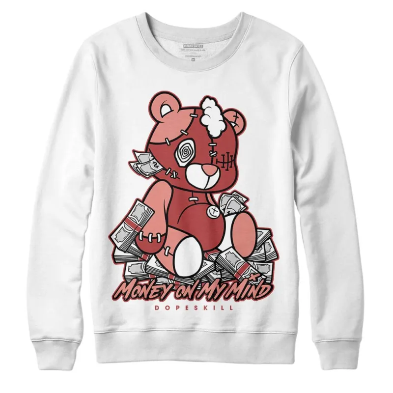Dune Red 13s DopeSkill Sweatshirt MOMM Bear Graphic sold by DopeSkill