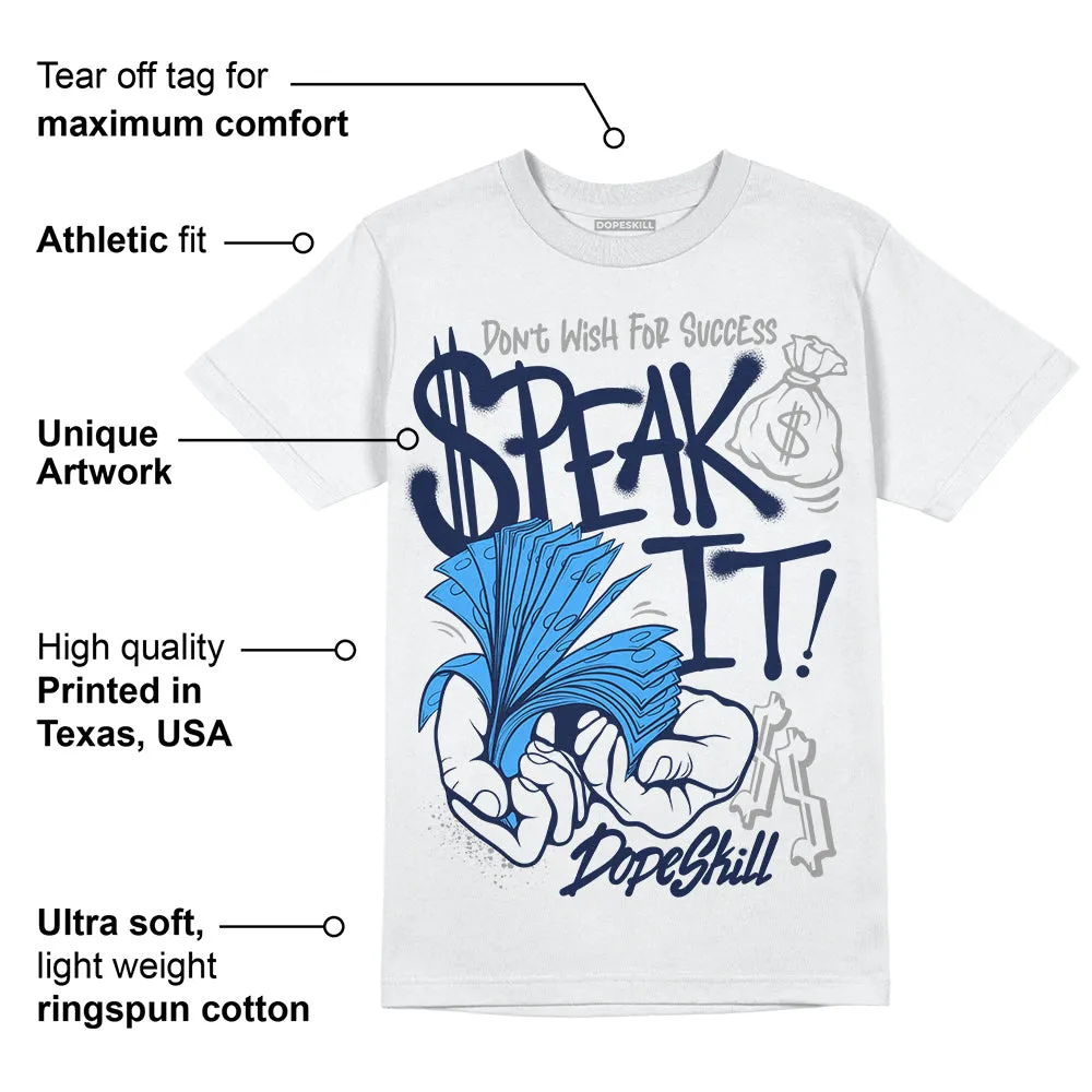 AJ Spizike White Obsidian DopeSkill T-Shirt Speak It Graphic sold by DopeSkill product image thumbnail 3