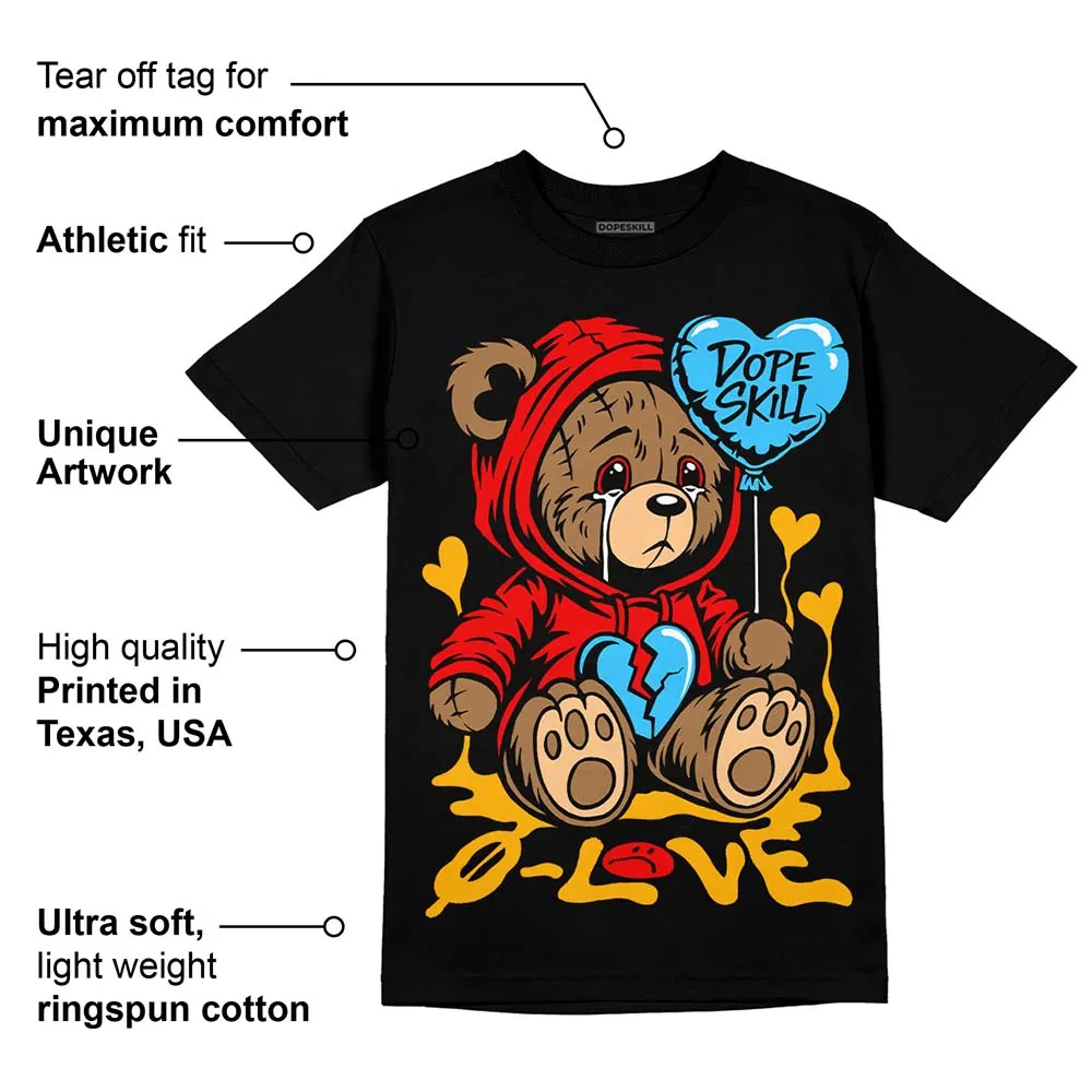 Red Collection DopeSkill T-Shirt Broken Bear Graphic sold by DopeSkill product image thumbnail 3