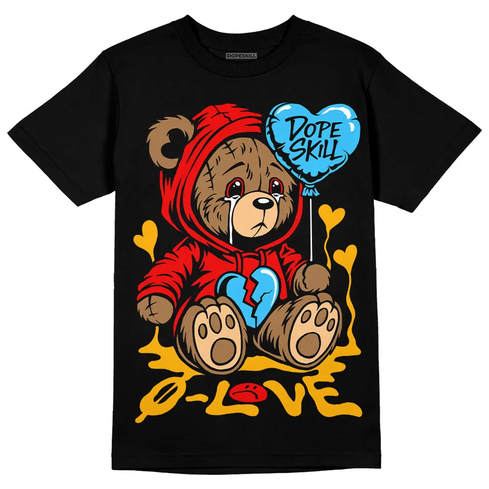 Red Collection DopeSkill T-Shirt Broken Bear Graphic sold by DopeSkill