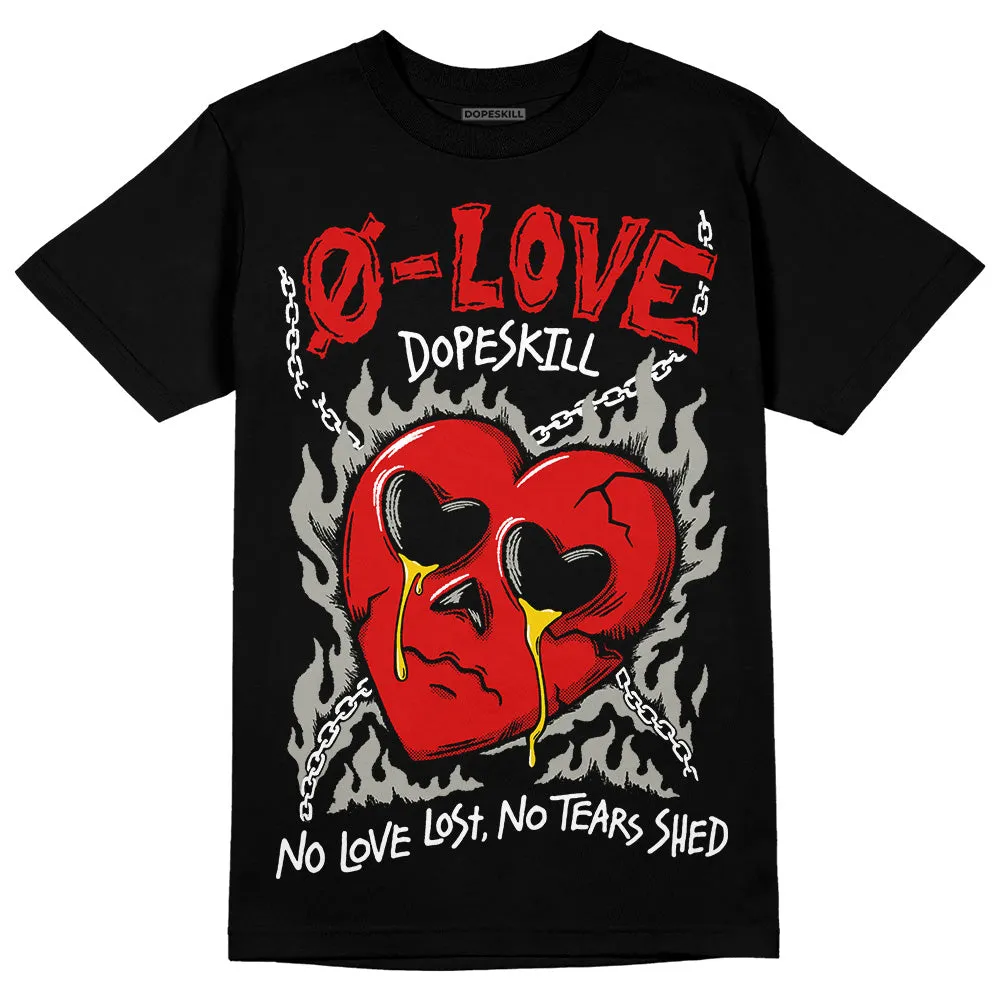 Fire Red 3s DopeSkill T-Shirt Crying Heart Graphic sold by DopeSkill product image thumbnail 2
