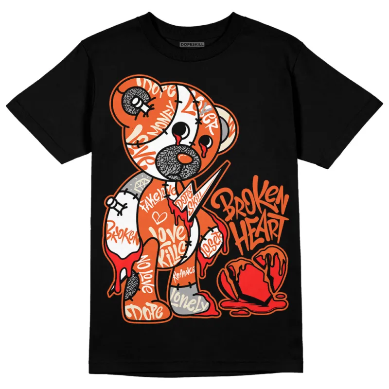 Georgia Peach 3s DopeSkill T-Shirt Broken Heart Graphic sold by DopeSkill