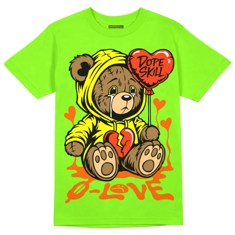 Neon Green Collection DopeSkill Neon Green T-shirt NoLove Bear Graphic sold by DopeSkill