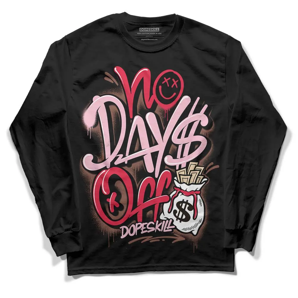 Dunk Bacon DopeSkill Long Sleeve T-Shirt No Days Off Graphic sold by DopeSkill product image thumbnail 2