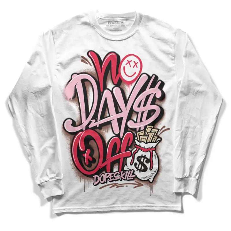 Dunk Bacon DopeSkill Long Sleeve T-Shirt No Days Off Graphic sold by DopeSkill