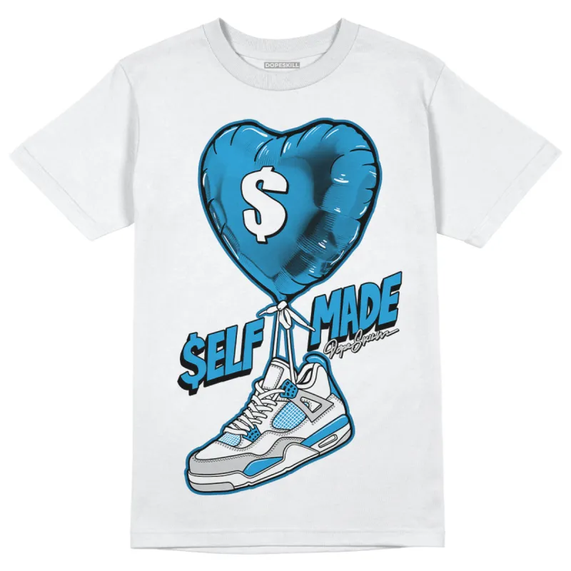 Military Blue 4s DopeSkill T-Shirt Self Made Graphic sold by DopeSkill