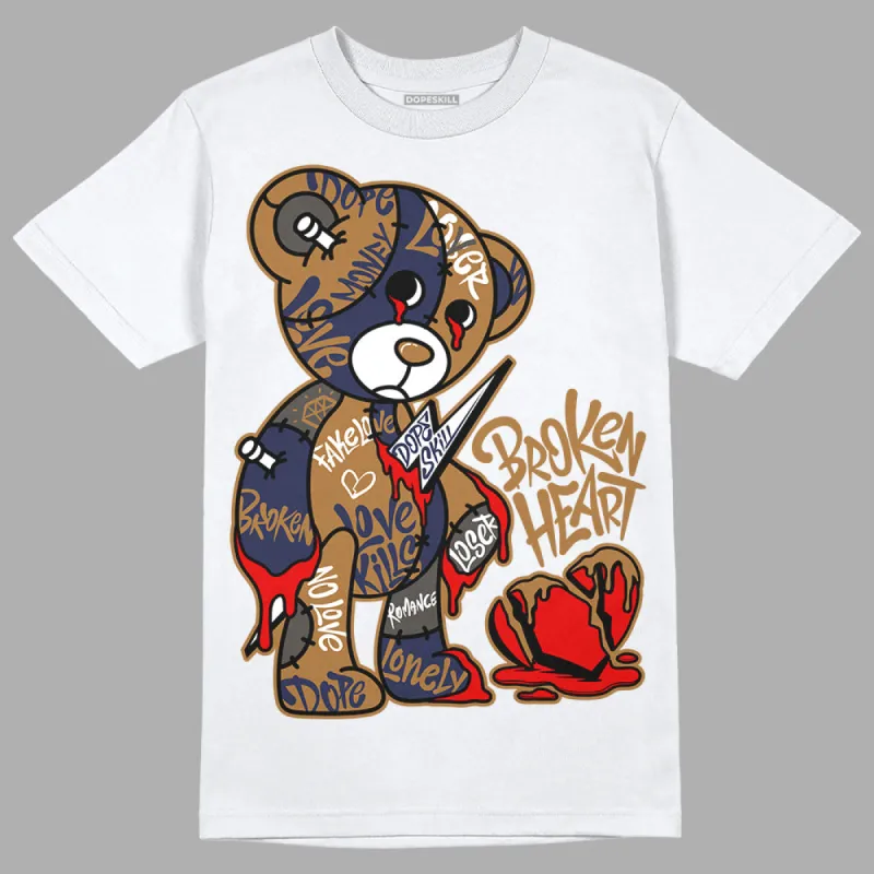 Dunk Premium Tweed Corduroy DopeSkill T-Shirt Broken Heart Graphic sold by DopeSkill