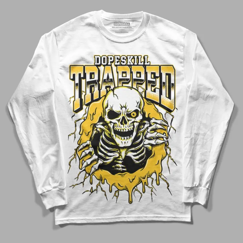 Vivid Sulfur 4s DopeSkill Long Sleeve T-Shirt Trapped Halloween Graphic sold by DopeSkill