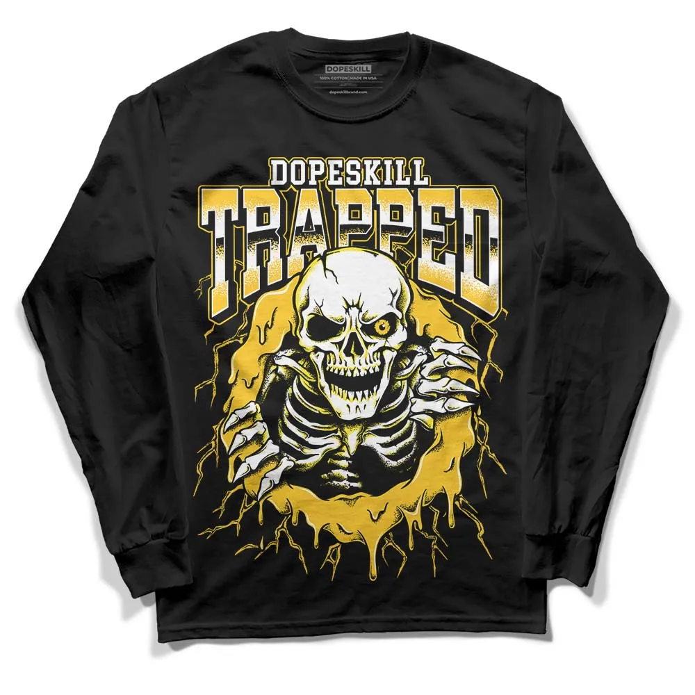 Vivid Sulfur 4s DopeSkill Long Sleeve T-Shirt Trapped Halloween Graphic sold by DopeSkill product image thumbnail 2