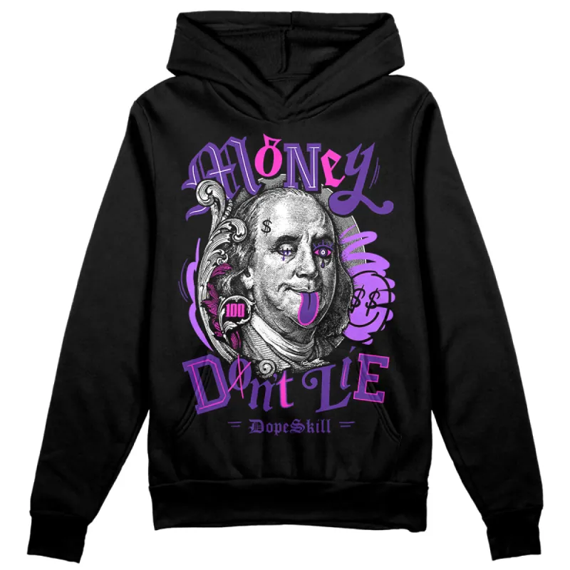PURPLE Collection DopeSkill Hoodie Sweatshirt Money Don't Lie Graphic sold by DopeSkill