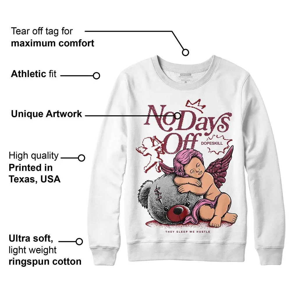 Team Red 1s DopeSkill Sweatshirt New No Days Off Graphic sold by DopeSkill product image thumbnail 3