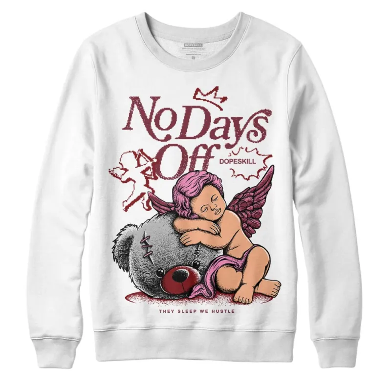 Team Red 1s DopeSkill Sweatshirt New No Days Off Graphic sold by DopeSkill