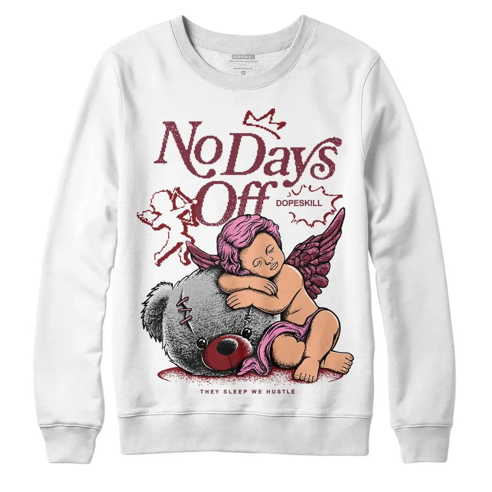 Team Red 1s DopeSkill Sweatshirt New No Days Off Graphic sold by DopeSkill