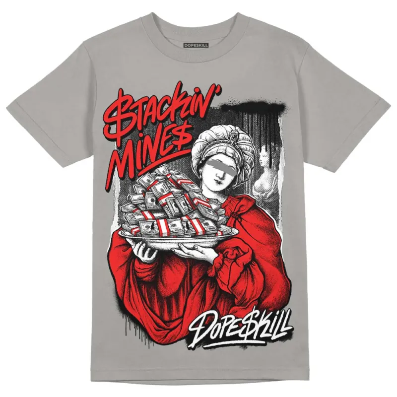 Grey Collection DopeSkill Grey T-shirt Stackin Mines Graphic sold by DopeSkill