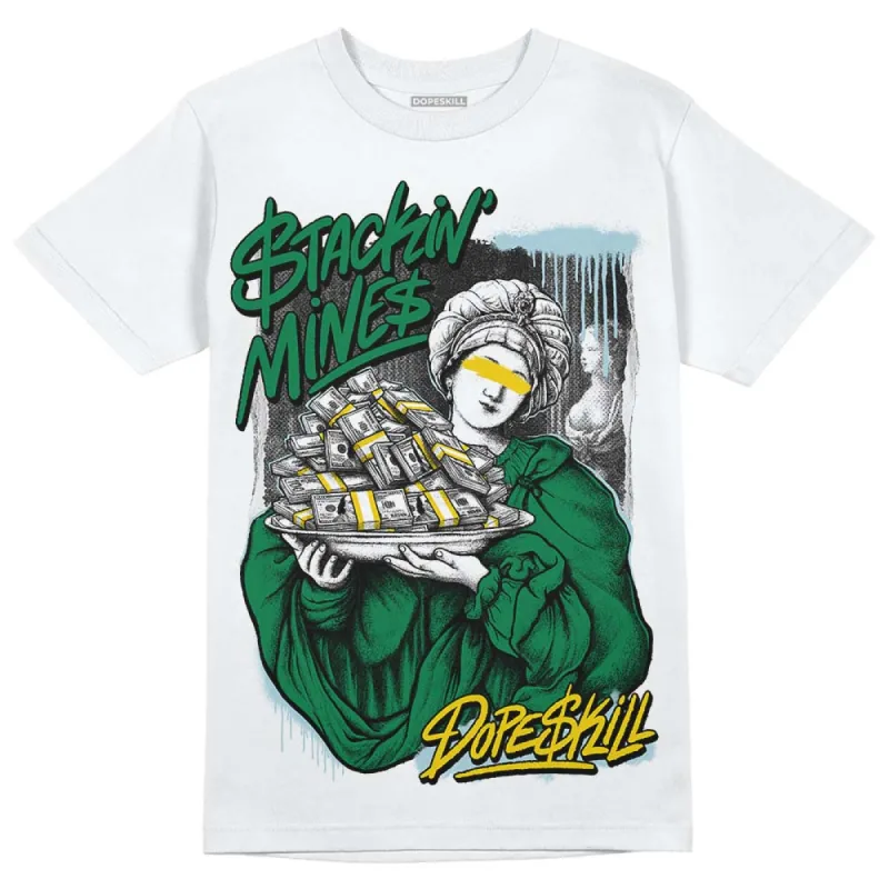 Lucky Green 5s DopeSkill T-Shirt Stackin Mines Graphic sold by DopeSkill