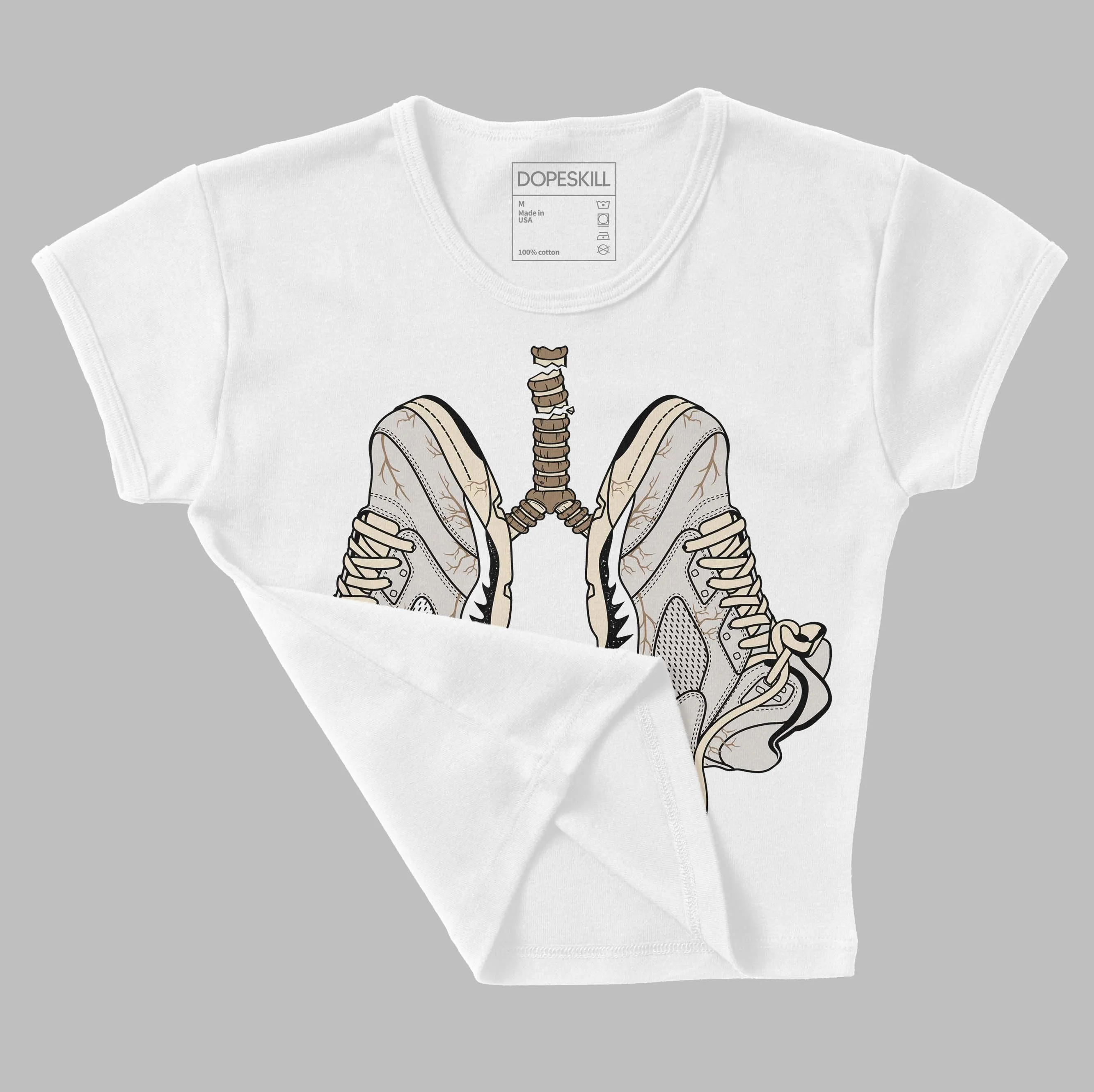 Sail 5s DopeSkill Women's Crop Top Breathe Graphic sold by DopeSkill product image thumbnail 3