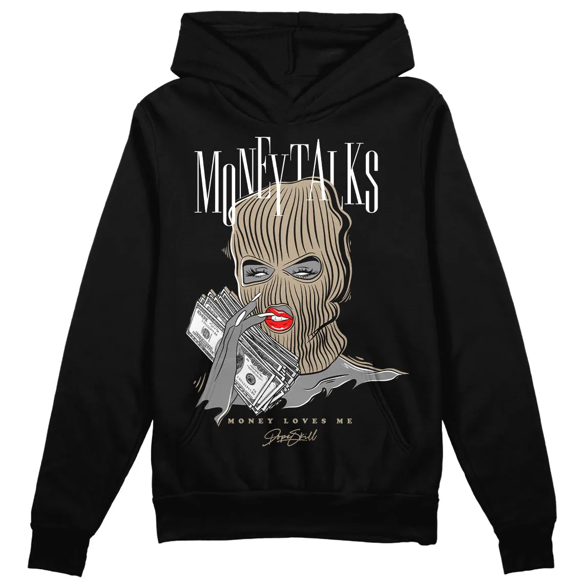 Latte 1s DopeSkill Hoodie Sweatshirt Money Talks Graphic sold by DopeSkill product image thumbnail 2