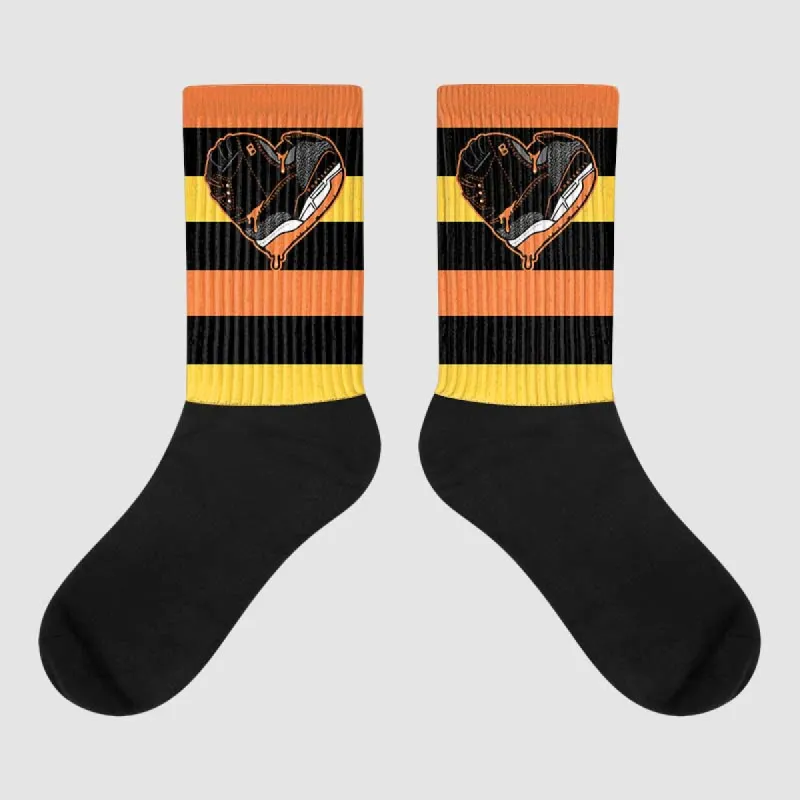 Rio 3s DopeSkill Sublimated Socks Horizontal Stripes Graphic sold by DopeSkill