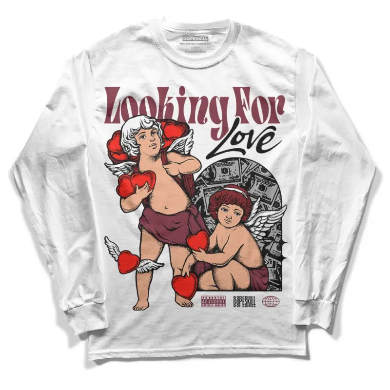 Team Red 1s DopeSkill Long Sleeve T-Shirt Looking For Love Graphic sold by DopeSkill