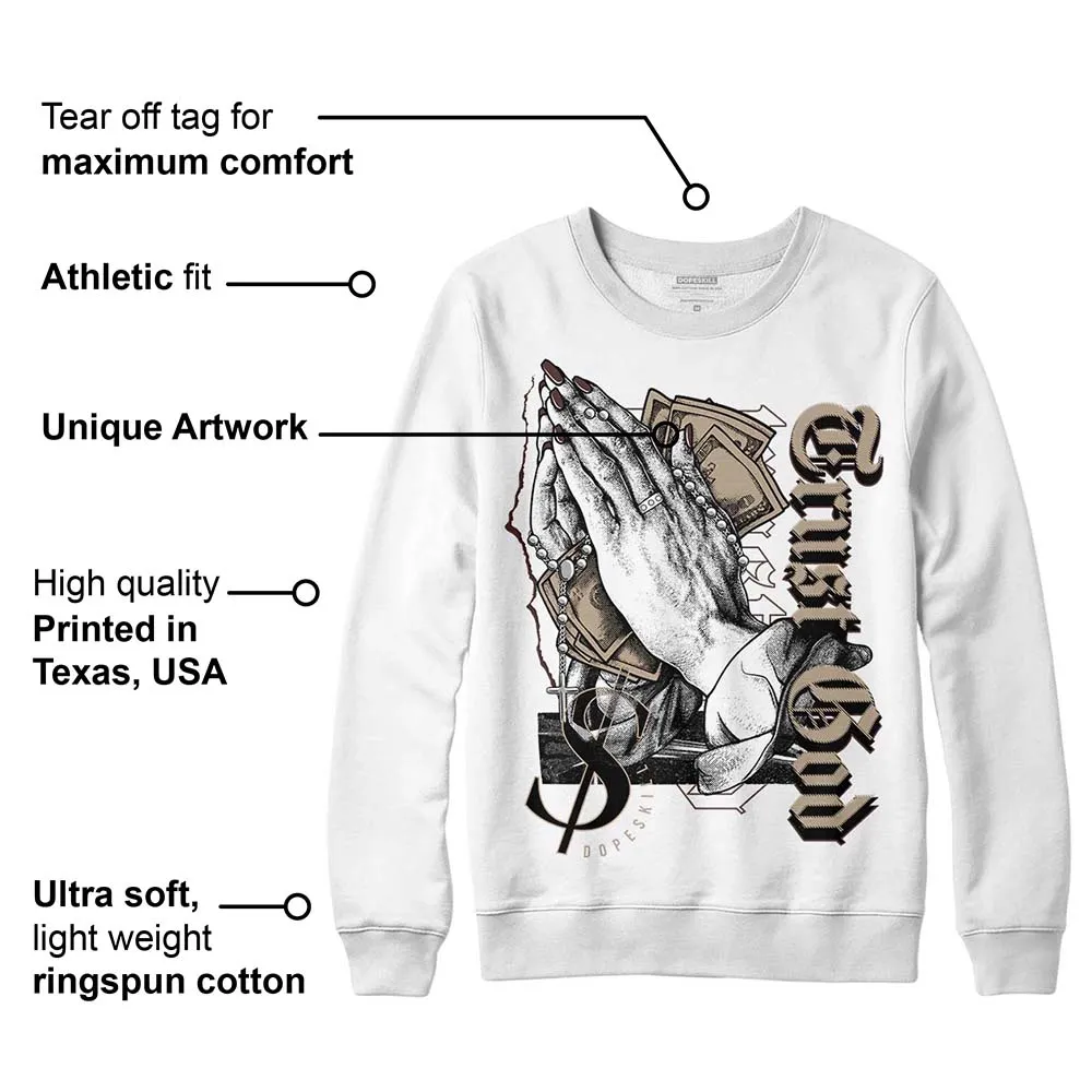 Latte 1s DopeSkill Sweatshirt Trust God Graphic sold by DopeSkill product image thumbnail 3