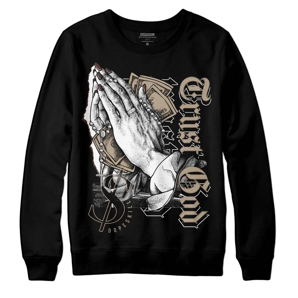 Latte 1s DopeSkill Sweatshirt Trust God Graphic sold by DopeSkill product image thumbnail 2